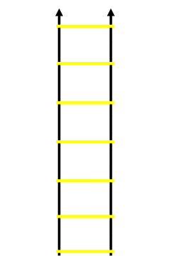 Koordinationsleiter Übungen: Parallel durchhüpfen
